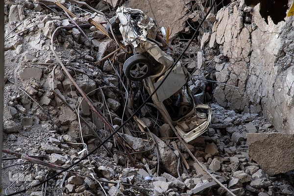 هفتمین روز ریزش برج متروپل آبادان