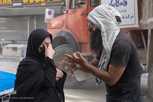 هفتمین روز ریزش برج متروپل آبادان