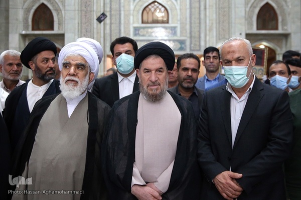 مراسم تجدید میثاق فعالان، سازمان‌های مردم‌نهاد و اصحاب رسانه با آرمان رهایی قدس امام و رهبری در حرم مطهر حضرت امام خمینی(ره)