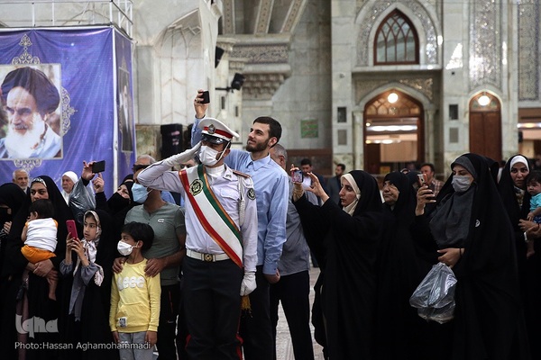 مراسم تجدید میثاق فعالان، سازمان‌های مردم‌نهاد و اصحاب رسانه با آرمان رهایی قدس امام و رهبری در حرم مطهر حضرت امام خمینی(ره)