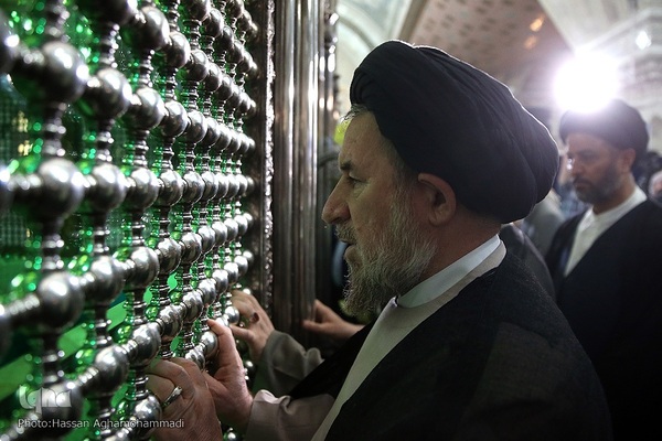 مراسم تجدید میثاق فعالان، سازمان‌های مردم‌نهاد و اصحاب رسانه با آرمان رهایی قدس امام و رهبری در حرم مطهر حضرت امام خمینی(ره)