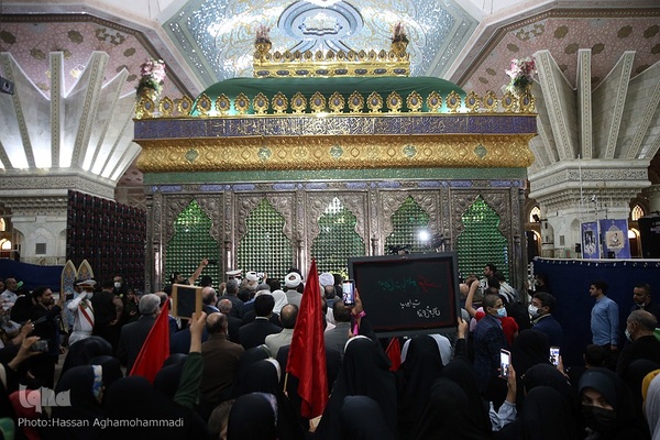 مراسم تجدید میثاق فعالان، سازمان‌های مردم‌نهاد و اصحاب رسانه با آرمان رهایی قدس امام و رهبری در حرم مطهر حضرت امام خمینی(ره)