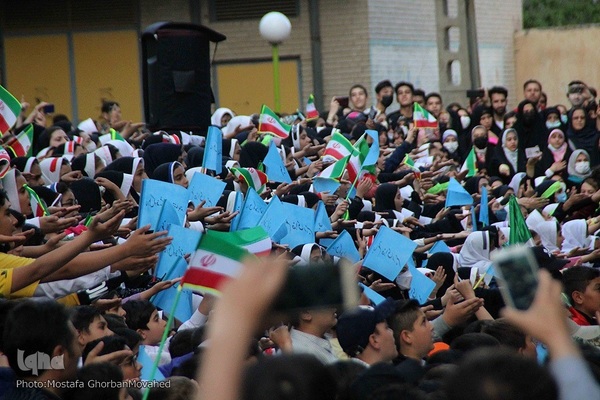 اجرای سرود «سلام فرمانده» در شهرستان اهر