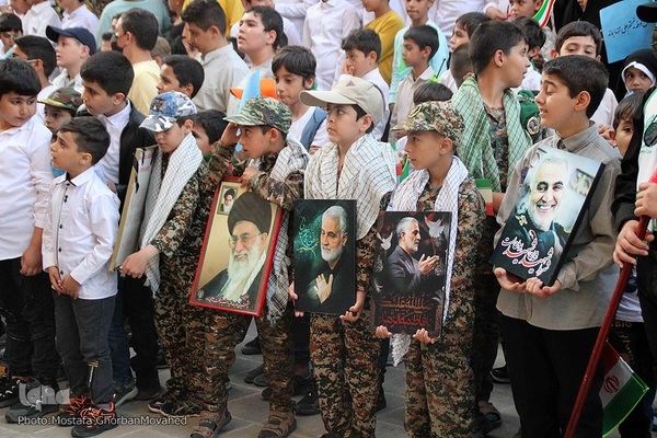 اجرای سرود «سلام فرمانده» در شهرستان اهر