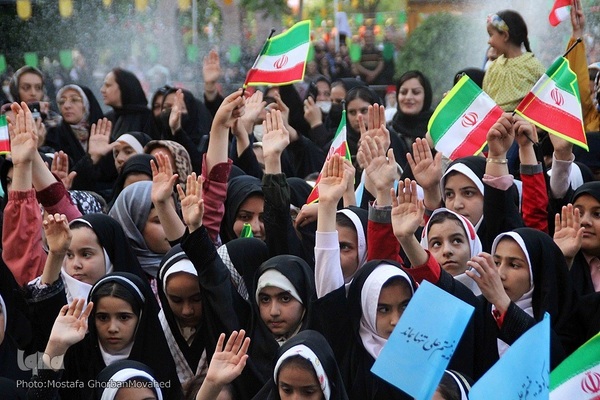 اجرای سرود «سلام فرمانده» در شهرستان اهر