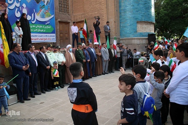 اجرای سرود «سلام فرمانده» در شهرستان اهر