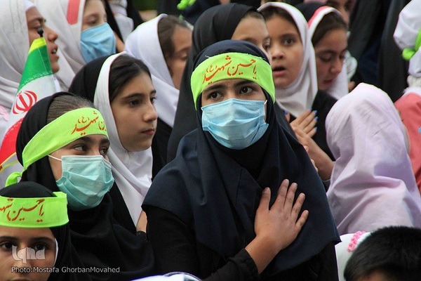 اجرای سرود «سلام فرمانده» در شهرستان اهر