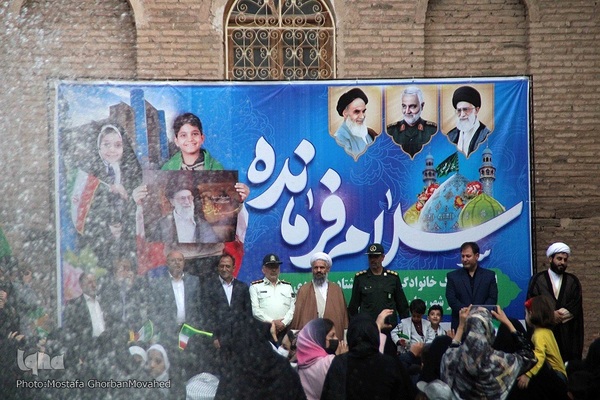 اجرای سرود «سلام فرمانده» در شهرستان اهر