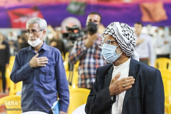 مراسم بزرگداشت رحلت امام راحل و گرامیداشت شهدای ۱۵ خرداد در مصلی امام خمینی (ره) اهواز