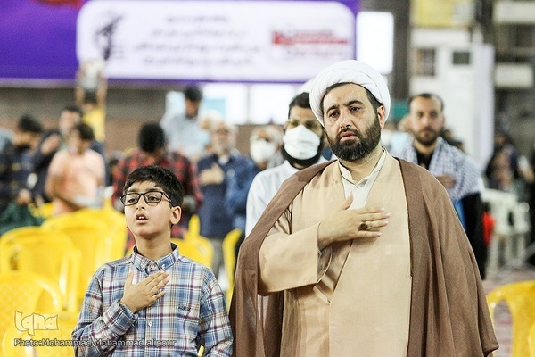 مراسم بزرگداشت رحلت امام راحل و گرامیداشت شهدای ۱۵ خرداد در مصلی امام خمینی (ره) اهواز