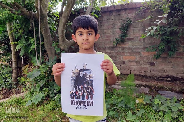 یادی از امام خمینی (ره) در خیابان های کشمیر