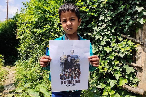 یادی از امام خمینی (ره) در خیابان های کشمیر