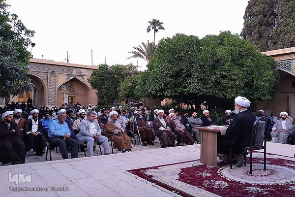گردهمایی مبلغین قرارگاه عمار در حوزه علمیه منصوریه شیراز