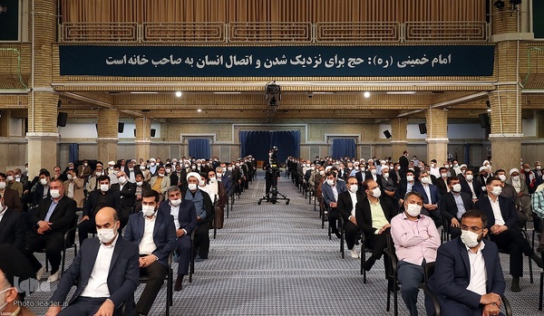 دیدار کارگزاران حج با رهبر انقلاب