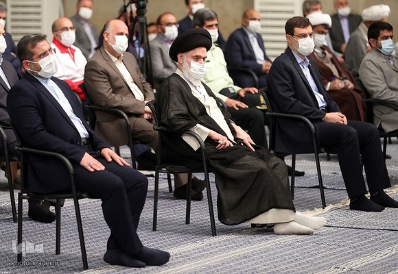 دیدار کارگزاران حج با رهبر انقلاب