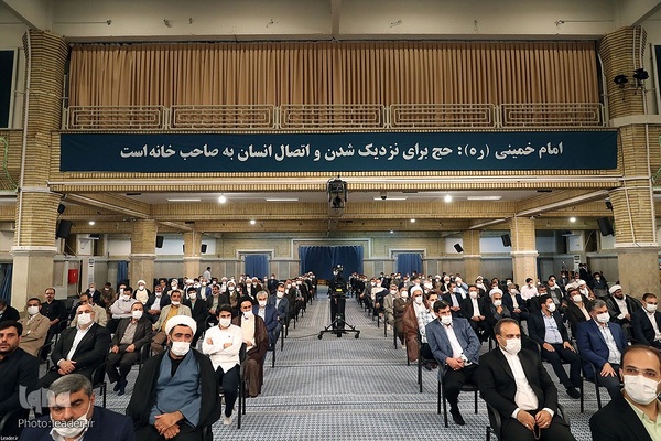 دیدار کارگزاران حج با رهبر انقلاب