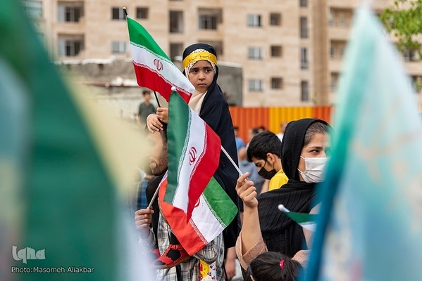 اجرای سرود «سلام فرمانده» در کرج