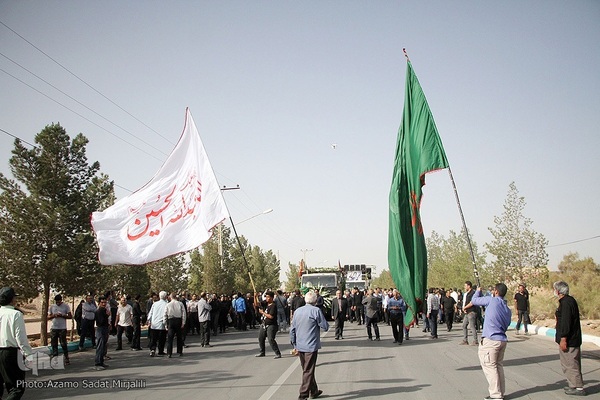 تشییع پیکر جانباختگان حادثه قطار مشهد ـ یزد