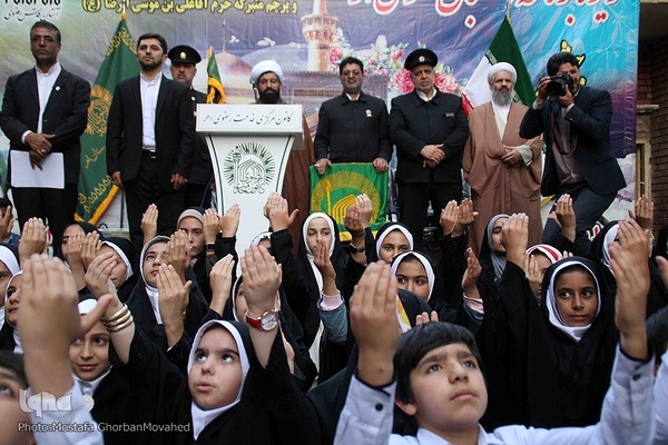 حضور خادمین آستان قدس رضوی در اهر