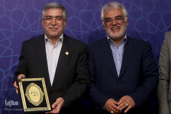 مراسم تودیع سیدحمیدرضا طیبی و معارفه سیدروح‌الله دهقانی فیروزآبادی، رؤسای قدیم و جدید جهاددانشگاهی