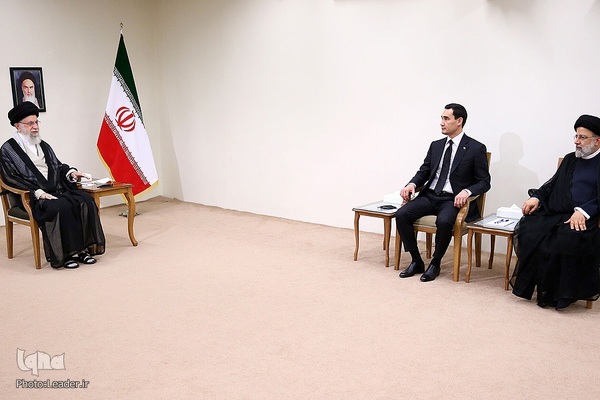 دیدار سردار بردی محمداف، رئیس‌جمهور ترکمنستان با حضرت آیت‌الله خامنه‌ای، رهبر انقلاب اسلامی