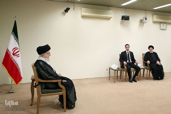 دیدار سردار بردی محمداف، رئیس‌جمهور ترکمنستان با حضرت آیت‌الله خامنه‌ای، رهبر انقلاب اسلامی