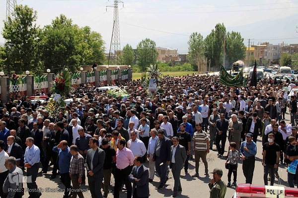 تشییع و تدفین پیکر مطهر استوار دوم شهید "مهدی برزگر" در اهر