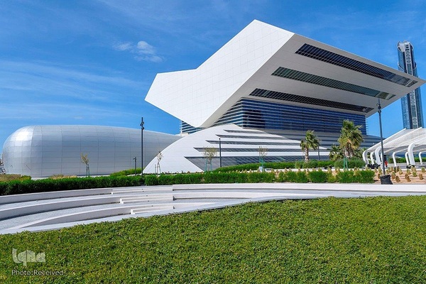 افتتاح کتابخانه مدرن دبی با معماری قرآنی