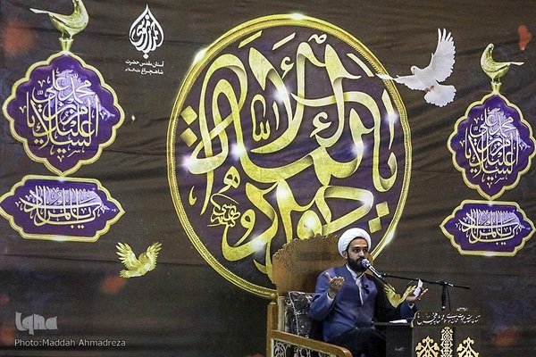 حرم شاهچراغ(ع) در سوگ جوادالائمه(ع)‎‎