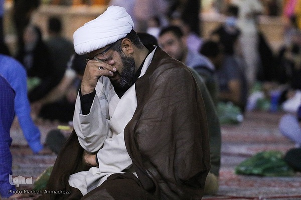 حرم شاهچراغ(ع) در سوگ جوادالائمه(ع)‎‎