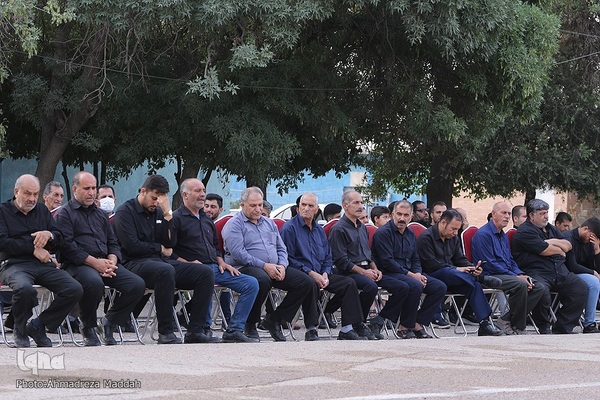 مراسم وداع با پیکر مطهر سروان شهید «رضا کریمی» در شیراز