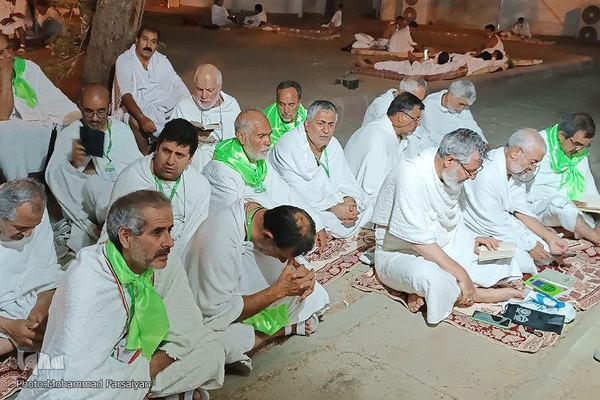 دعای عرفه حجاج ایرانی در صحرای عرفات