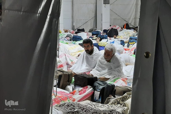 دعای عرفه حجاج ایرانی در صحرای عرفات