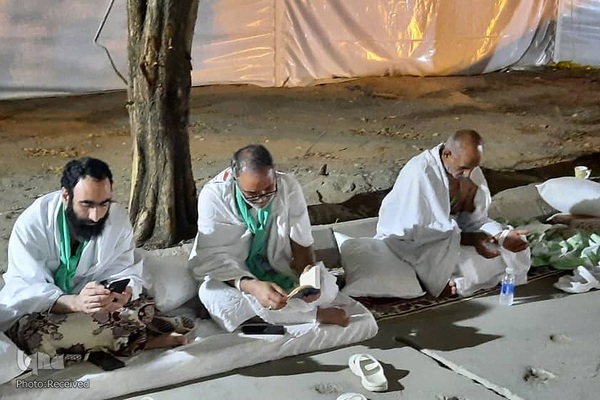 دعای عرفه حجاج ایرانی در صحرای عرفات