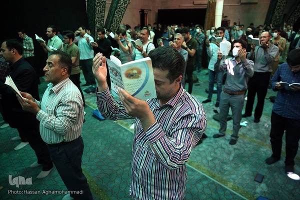 مراسم پر فیض قرائت دعای عرفه در مسجد دانشگاه تهران