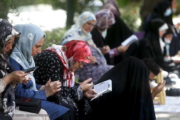 مراسم پر فیض قرائت دعای عرفه در مسجد دانشگاه تهران