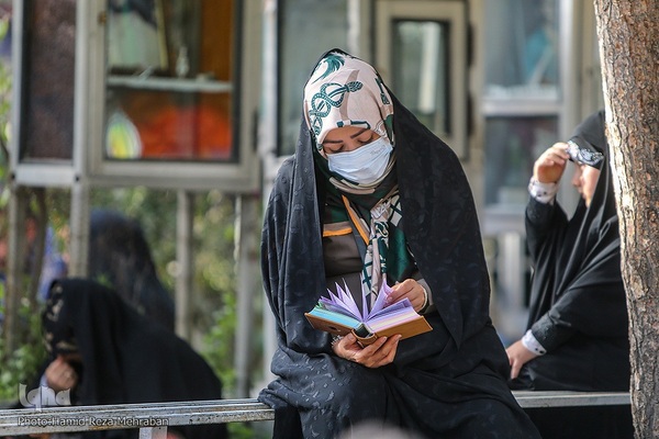 مراسم دعای عرفه در گلزار شهدای بهشت زهرا(س)