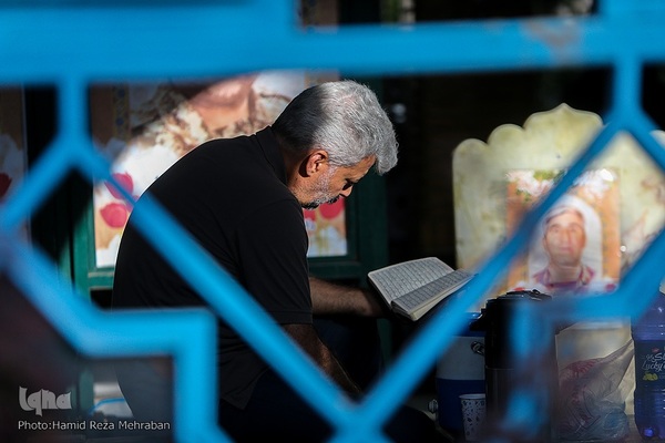 مراسم دعای عرفه در گلزار شهدای بهشت زهرا(س)