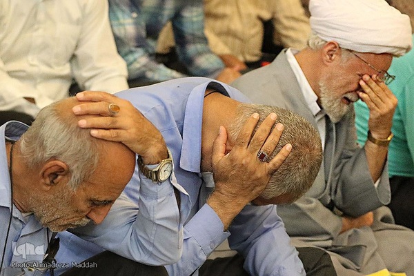 مراسم قرائت دعای پرفیض عرفه در حرم مطهر حضرت شاهچراغ(ع) شیراز