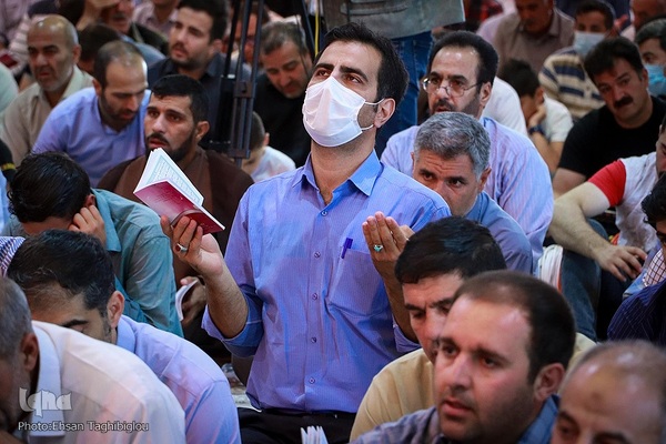 دعای عرفه در حسینیه اعظم زنجان