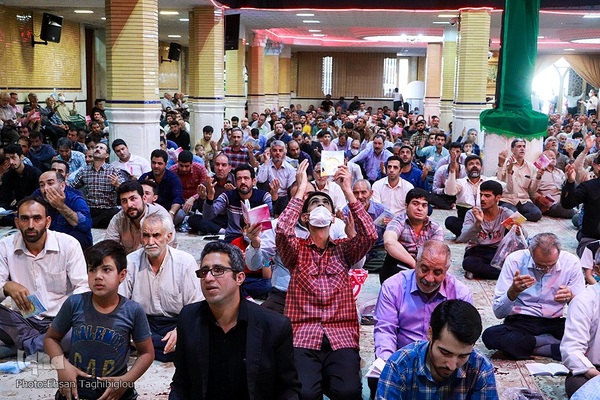 دعای عرفه در حسینیه اعظم زنجان