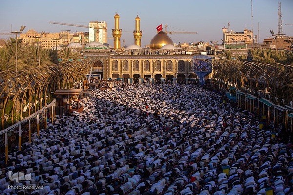 اقامه نماز عید قربان در آستان عباسی