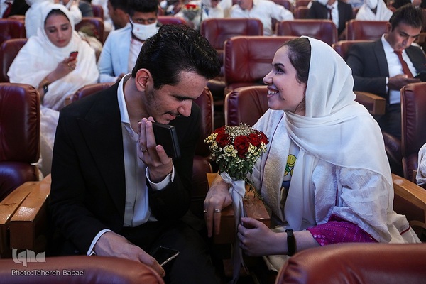 ‎جشن ازدواج ۱۱۴ زوج دارای معلولیت