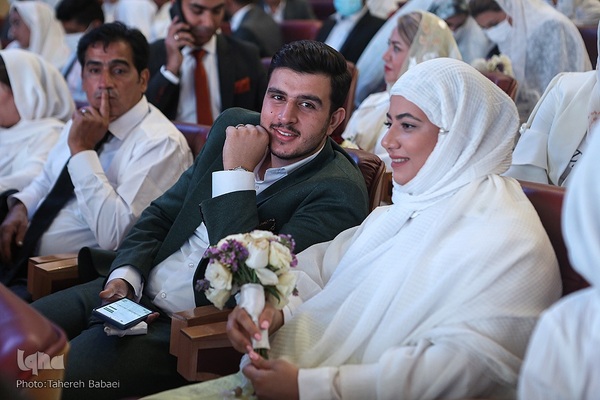 ‎جشن ازدواج ۱۱۴ زوج دارای معلولیت