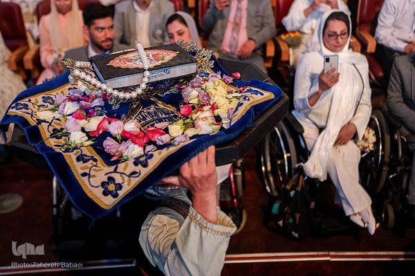 ‎جشن ازدواج ۱۱۴ زوج دارای معلولیت