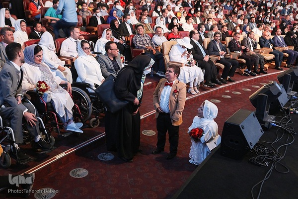 ‎جشن ازدواج ۱۱۴ زوج دارای معلولیت