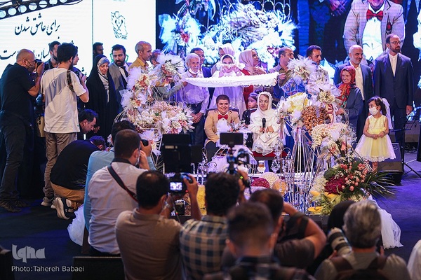 ‎جشن ازدواج ۱۱۴ زوج دارای معلولیت