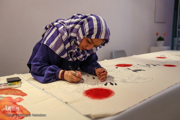 کارگاه تصویرسازی مادری از دیار آفتاب