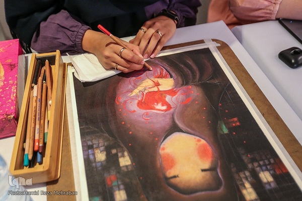 کارگاه تصویرسازی مادری از دیار آفتاب