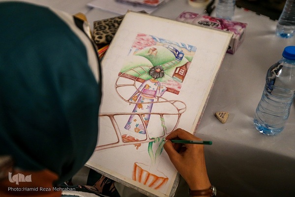 کارگاه تصویرسازی مادری از دیار آفتاب